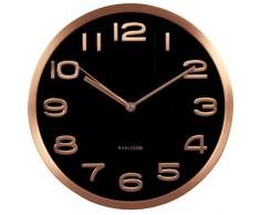 Karlsson - Wanduhr - Maxie Cooper - Kupfer - schwarz 30 cm