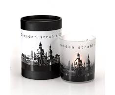 Stadtbummler Windlicht, Transparent