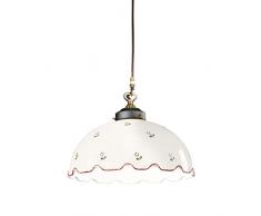 Austrolux Hängeleuchte, Glas, E27, 75 W, 731.32.72, 20 x 20 x 32 cm, 2 Einheiten