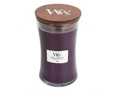WoodWick Duftkerze im Glas, Blau, Large Hourglass