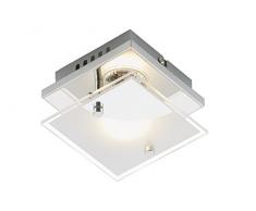 Briloner Leuchten Deckenleuchte, LED Lampe, Deckenlampe, LED Strahler, Spots, Wohnzimmerlampe, Deckenstrahler, Deckenleuchte Wohnzimmer, Deckenspot, Deckenbeleuchtung