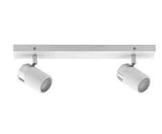 Paulmann 66711 Spotlight Zyli IP44 max 2x10W GU10 Weiߟ/Chrom 230V Metall 667.11 Deckenleuchte Lampe LED Deckenlampe Deckenstrahler