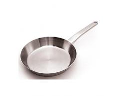 Gerlach G04-0318M-PTBA-01RP-S1S1-01 Prestige 28 cm-runden pfanne 18/10 Edelstahl, für alle Herdarten, einschließlich Induktionsherde