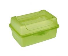 keeeper Frischhaltedose mit Klickverschluss, 11 x 7,5 x 6 cm, 350 ml, Luca Micro, Grün