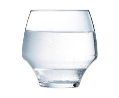 Chef & Sommelier UI033 Open Up Becher, niedrige Form, aus Kwarx, transparent, 38 cl, 6 Stück