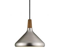 Nordlux 78213032 Pendelleuchte, Metall, E27, 27 cm, silber