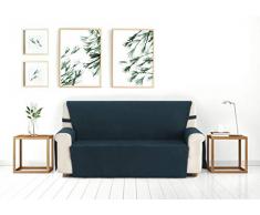 Blindecor Paula Sofabezug, Stoff 1 Platz Marineblau