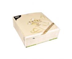 Papstar, 50 Servietten ROYAL Collection 1/4-Falz 40 cm x 40 cm gold Festive Moments, #86297