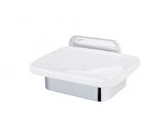 Bisk Tore Seifenschale, Zink, Chrom