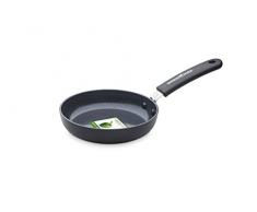 GREENCHEF Mini Bratpfanne rund, antihaftbeschichtet, Schwarz, Aluminium, schwarz, 80 x 132 x 234 cm