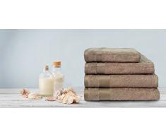 MB HOME Telo- tortora Terry Handtuch, 100x150cm, turteltaube