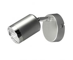 Action Wandleuchte, 1-flammig, Serie Port, 1 x LED, 4 W, Höhe 10.5 cm, Durchmesser 8 cm, Kelvin 3000