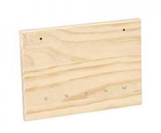 Glorex Schlüsselbrett Kiefer, FSC, Holz, Natur, 24 x 17 x 2 cm