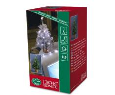 Konstsmide USB Künstlicher Weihnachtsbaum mit Lametta und 20 grünen LEDs, Grün