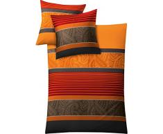 Kleine Wolke 6162334954 Bettwäsche Cambridge / 155 x 220 cm/Chili