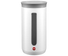 Hailo KitchenLine Design Vorratsdose 1,3l, Korpus aus Stahlblech mit Sichtfenster, Deckel schließt luftdicht, lebensmittelecht, stapelbar, 0833-970