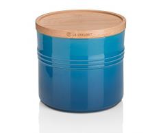 LE CREUSET VORRATSDOSE MITTEL Marseille, Gusseisen, Blau, One Size