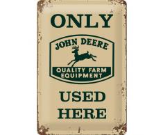 Nostalgic-Art 22130 John Deere - Used Here, Blechschild 20x30 cm