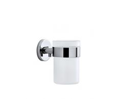 blomus 68930 Areo Zahnputzglas, edelstahl poliert, 10,8 x 7 x 11,8 cm