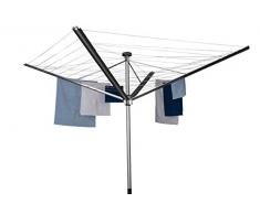 stewi Wäschespinne, Anthrazit, 222 x 16 x 16 cm