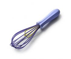 Zeal Silikon Kratzfeste Antihaft-Doppel-Ballon Schneebesen, Duck Egg Blau, 26 cm, Silikon, violett, 26 cm