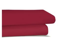 Irisette 0008-61 Jupiter 100 x 200 cm Spannbetttuch, rot