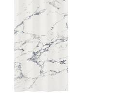 Kleine Wolke Marble Duschvorhang, Polyester, anthrazit, 180 x 200 cm