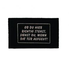 Out of the blue 14/2063 Fußmatte, Ob du richtig stehst...