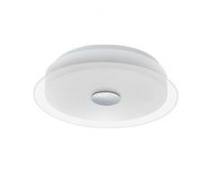 EGLO PARELL Wand- / Deckenleuchte, Stahl, 11.5 W, weiss, chrom