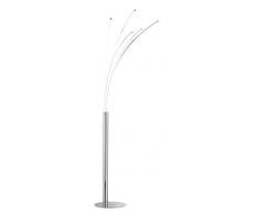 WOFI 3194.05.01.6000 A Standleuchte, Metall, 36 W, Integriert, chrom, 52 x 62 x 186 cm