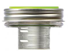 Jarware Tea Infuser Teesieb, Edelstahl, Grün