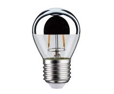 Paulmann 283.84 LED Tropfen 2,5W E27 230V Kopfspiegel Silber Warmweiß 28384 Leuchtmittel Lampe