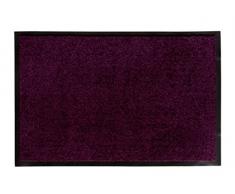 andiamo Schmutzfangmatte Fußabtreter Türmatte Fußmatte Sauberlaufmatte Schmutzabstreifer Türvorleger – Eingangsbereich In/Outdoor – rutschhemmend waschbar lila Polypropylen– 60x90 cm – 5 mm Höhe