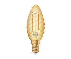 Osram LED Vintage 1906 Lampe, Sockel: E14, Warm White, 2500 K, 2, 50 W, Ersatz für 22-W-Glühbirne