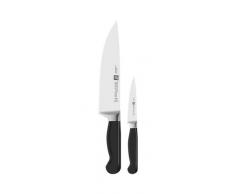 Zwilling 33620-004-0 Pure Messerset, 2-tlg., Rostfreier Spezialstahl, Zwilling Sonderschmelze, Kunststoff, 420 x 95 mm, schwarz