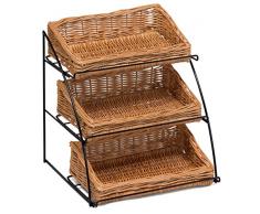 Counter Top Display Ständer Drei Körbe