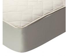 Pikolin Home - Matratzenschoner versteppt, 100% Baumwolle (Gewebe und Füllung), atmungsaktiv, 200 x 190/200 cm, Bett 200