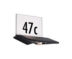 Paulmann 94243 Solar Hausnummernleuchte Yoko LED Außenleuchte incl. 1x1,2 Watt Anthrazit Kunststoff 3000 K Warmweiß, 1.2 W