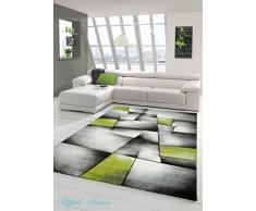 Chic Orange Teppich Brillance/Modern grau/grün 80 x 150 cm