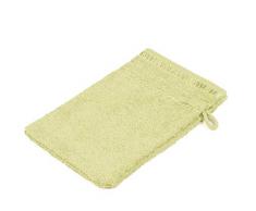 Gözze Waschhandschuh 4er-Set, 100% Baumwolle, 17 x 24 cm, Berlin, Limone, 101-5030-A1