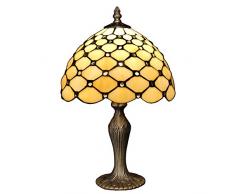 Arte Dal Mondo Adm Studio Gemme Tisch- & Nachttischlampen, Metall, E14, H41 x Ø25 cm