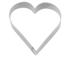 Städter Ausstechform, Weißblech, Silber, 10 x 3 cm