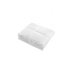 PRESTIGE Italian Bed Linen Sommer Mikrofaser Steppdecke, weiß, Einzelne, 100%