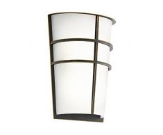 EGLO LED Außen-Wandlampe Atollari, 2 flammige Außenleuchte inkl. Bewegungsmelder, Sensor-Wandleuchte aus Alu und Kunststoff, Farbe: Anthrazit, weiß, IP44