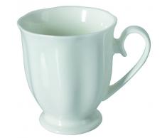 Dajar Kaffeebecher Diana Style 5 300ml Ambition, Porzellan, Weiß, 12,5 x 9 x 9,5 cm