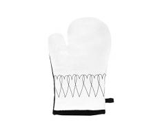 Premier Housewares Heartlines Ofenhandschuh, Single, Außen: 100% Baumwolle