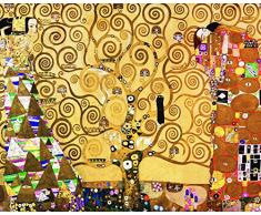 Kunstdruck auf Leinwand. Der Lebensbaum. Bild von Gustav Klimt