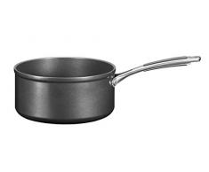 KitchenAid KC2H130PLKD Kasserolle, aluminium, 18 x 18 x 8 cm, schwarz / silber