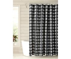 Marimekko Pienet Kivet Duschvorhang, Baumwolle, schwarz, Shower Curtain
