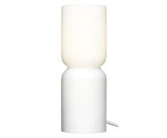 Iittala Lantern Tischleuchte, Glas mundgeblasen, E14, bianco